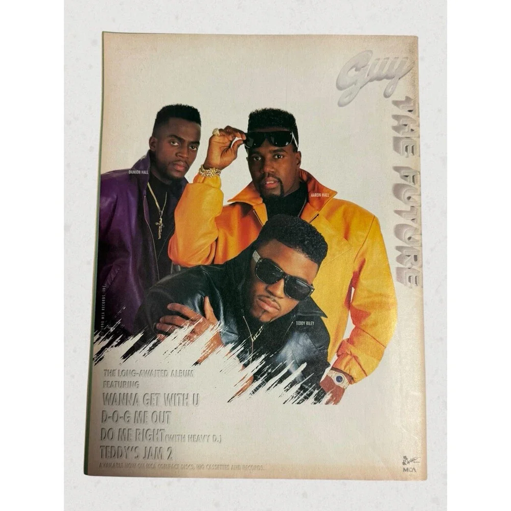 Rap Masters Magazine February 1991 Run DMC Big Daddy Kane + 2 Posters KRS ONE